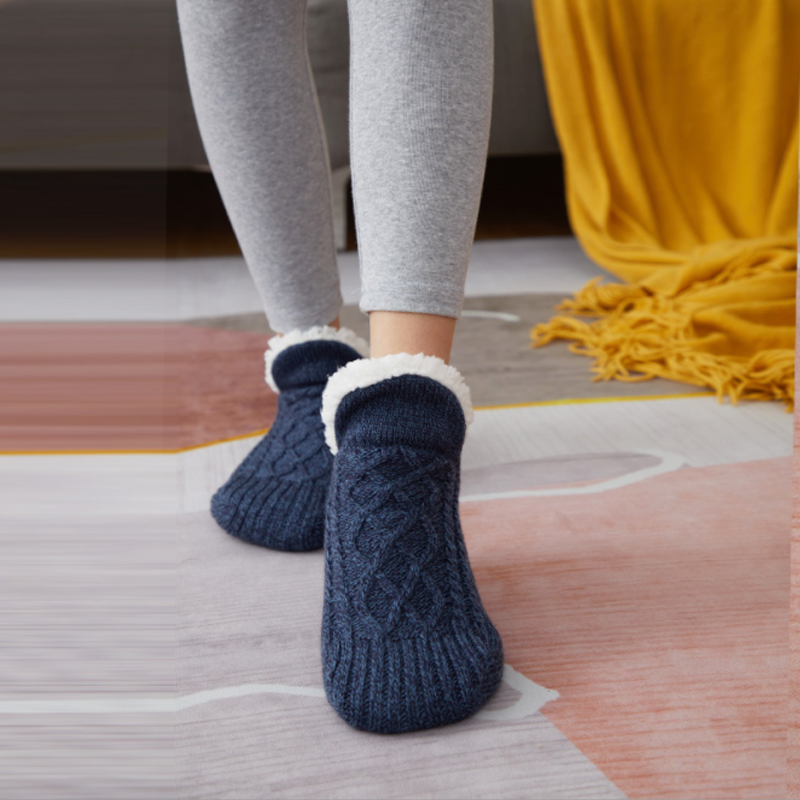 Chaussons-chaussettes V-mond : Confort et chaleur pour l'hiver