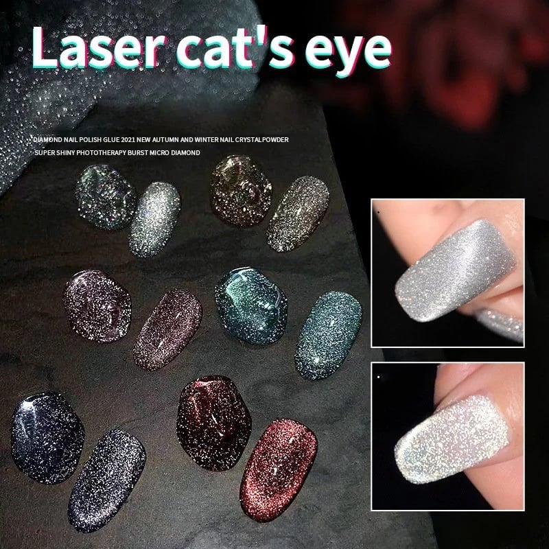 Laser Diamond nagellackset: Intensiv glans och glamorös lyster 