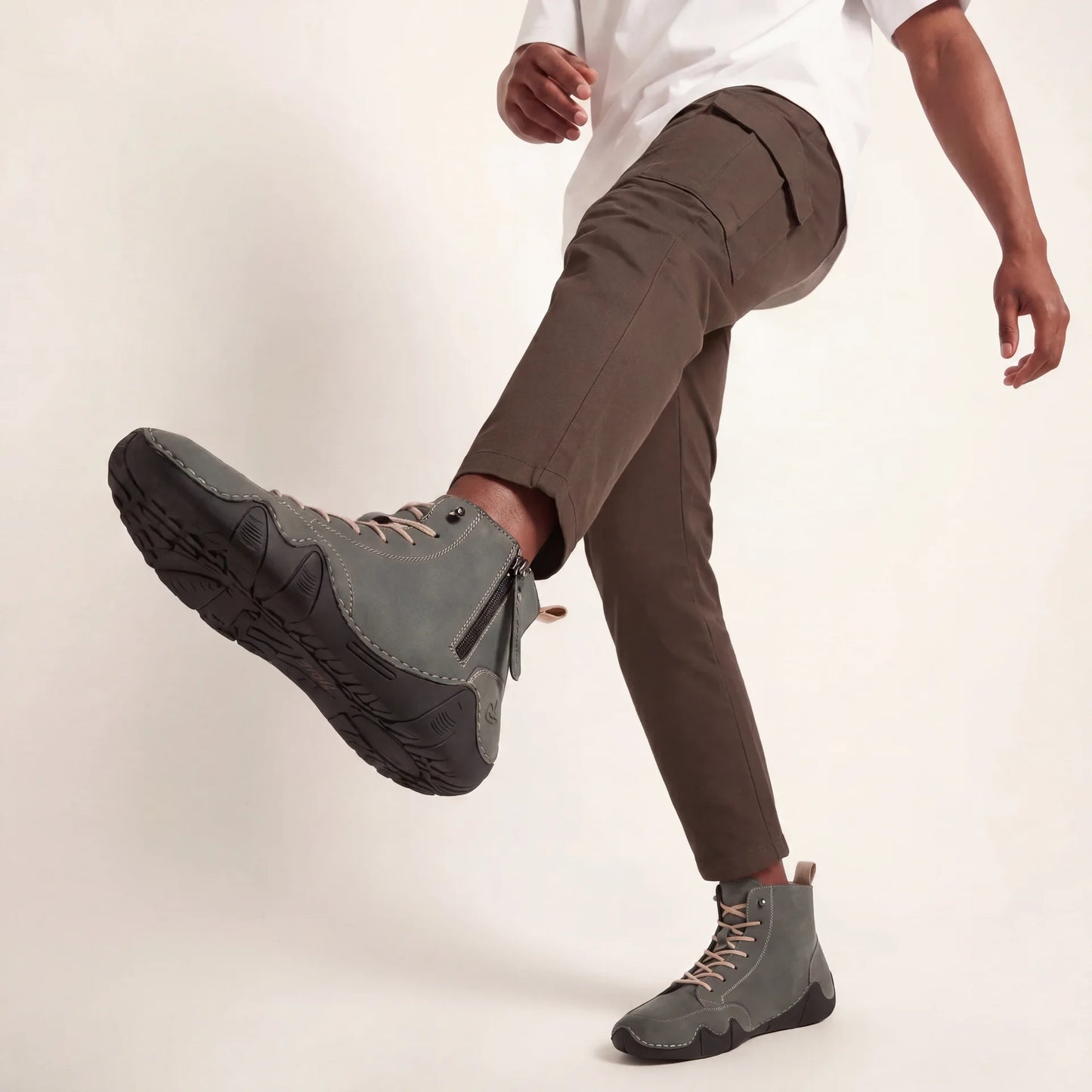 VogSalkin - Calçados com zíper express resistentes e duráveis 